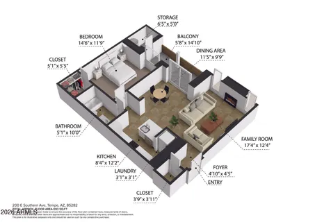 $194,500 | 200 East Southern Avenue, Unit 303, Tempe, AZ 85282