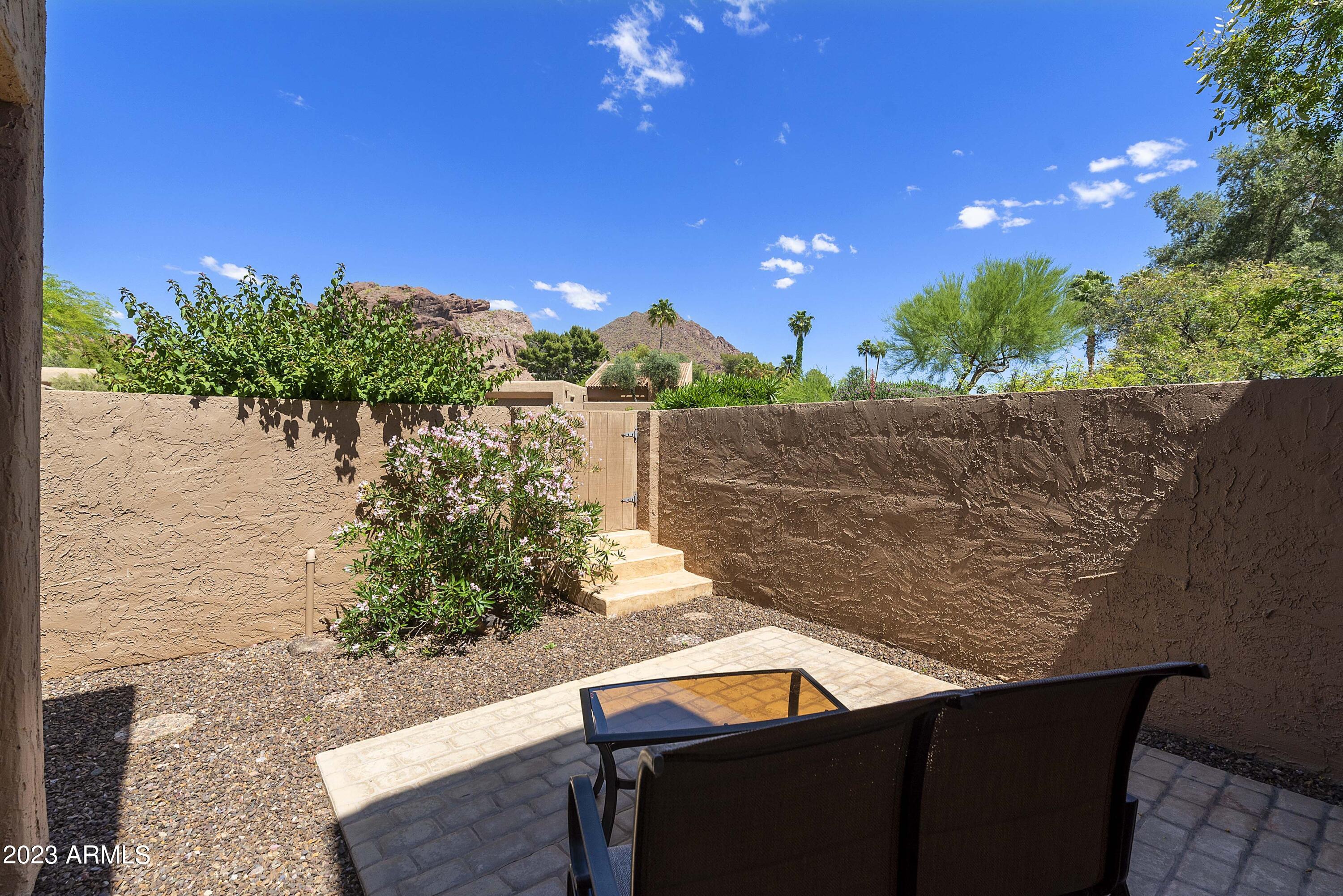 4442 East Camelback Road, Unit 163 Phoenix, AZ 85018 - Photo 30 of 38 Patio Views