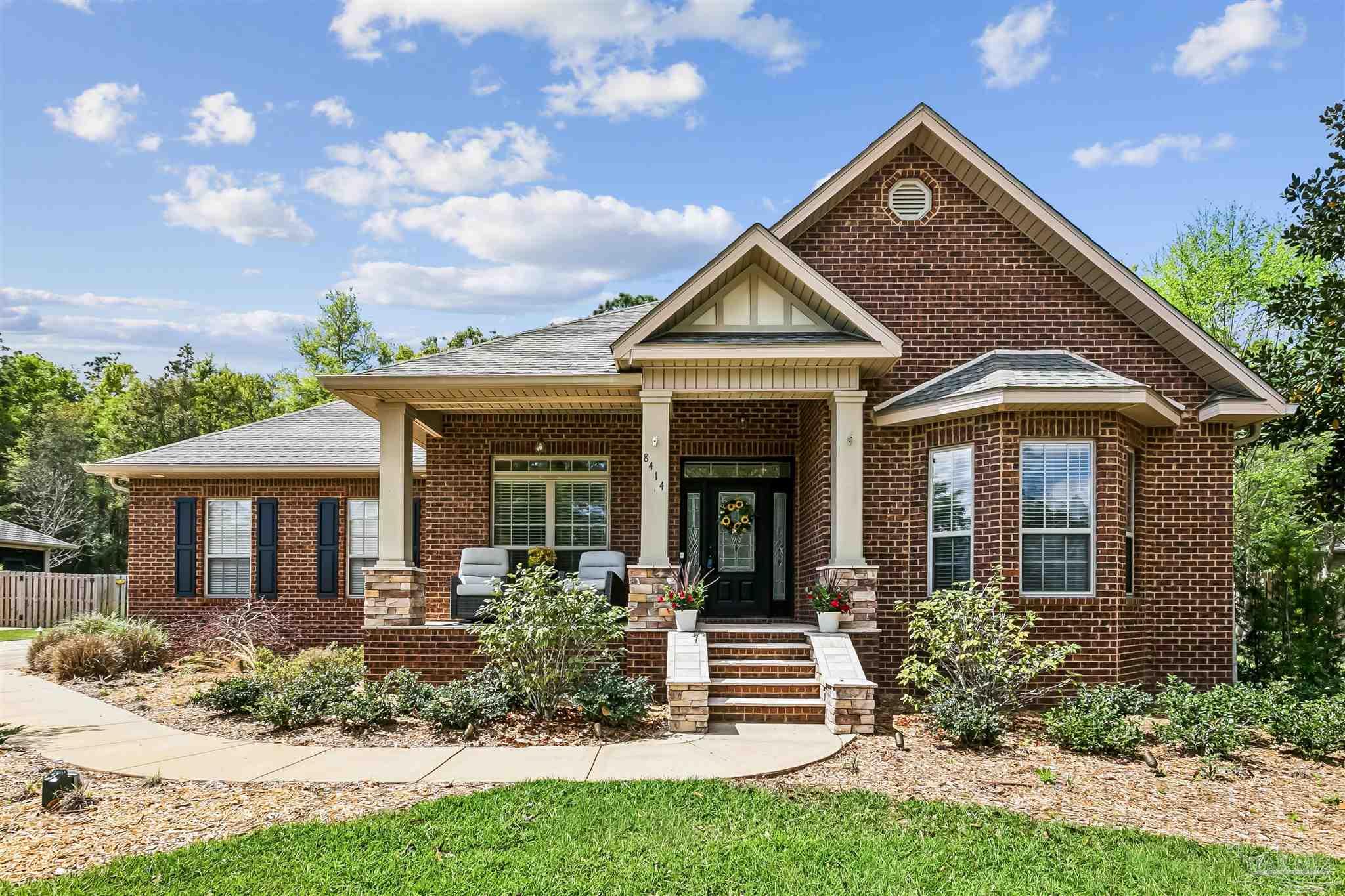 8414 Foxtail Loop Pensacola, FL 32526 - Photo 22 of 22 front view of a house with a yard