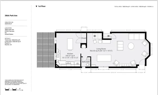 $860,000 | 386 A Park Avenue, Unit A, Fairview, NJ 07022