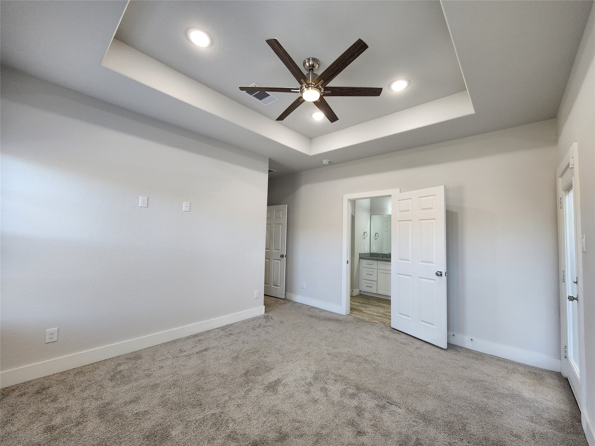 9710 Tuffly Street, Unit B Houston, TX 77029 - Photo 7 of 14 wooden floor in an empty room