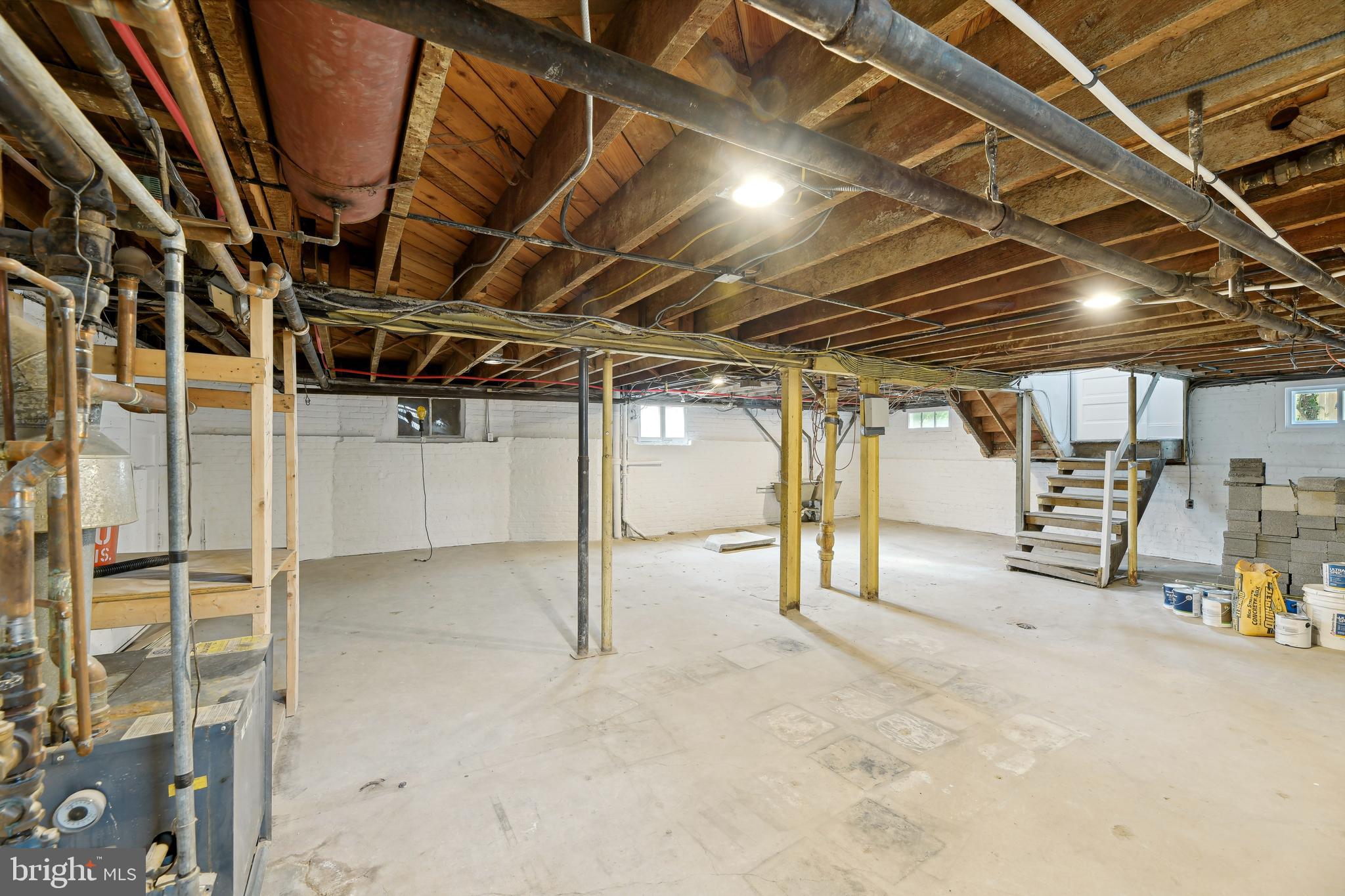 3802 Military Road Northwest Washington, DC 20015 - Photo 37 of 45 Unfinished Lower Level