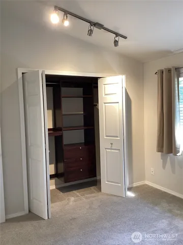 a view of closet area