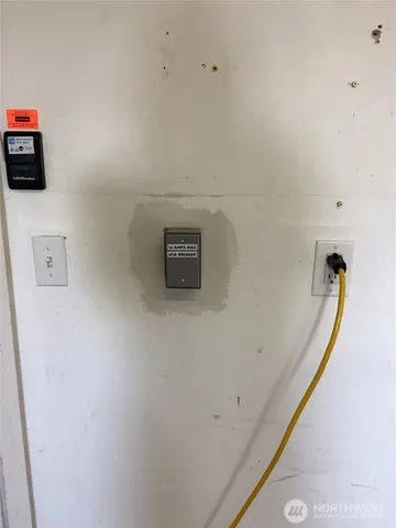 a bathroom with a tub