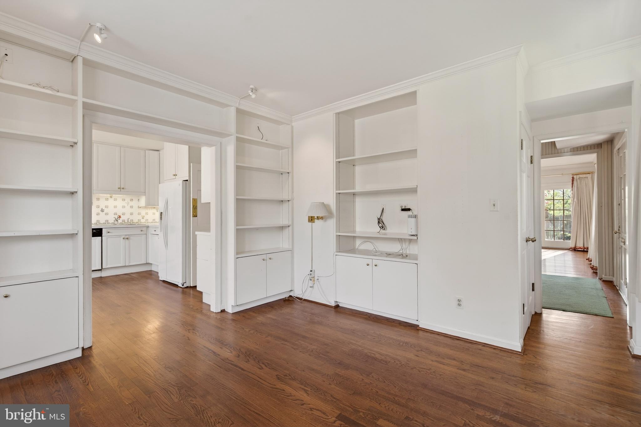 3512 Hamlet Place Chevy Chase, MD 20815 - Photo 22 of 51 a view of empty room with wooden floor