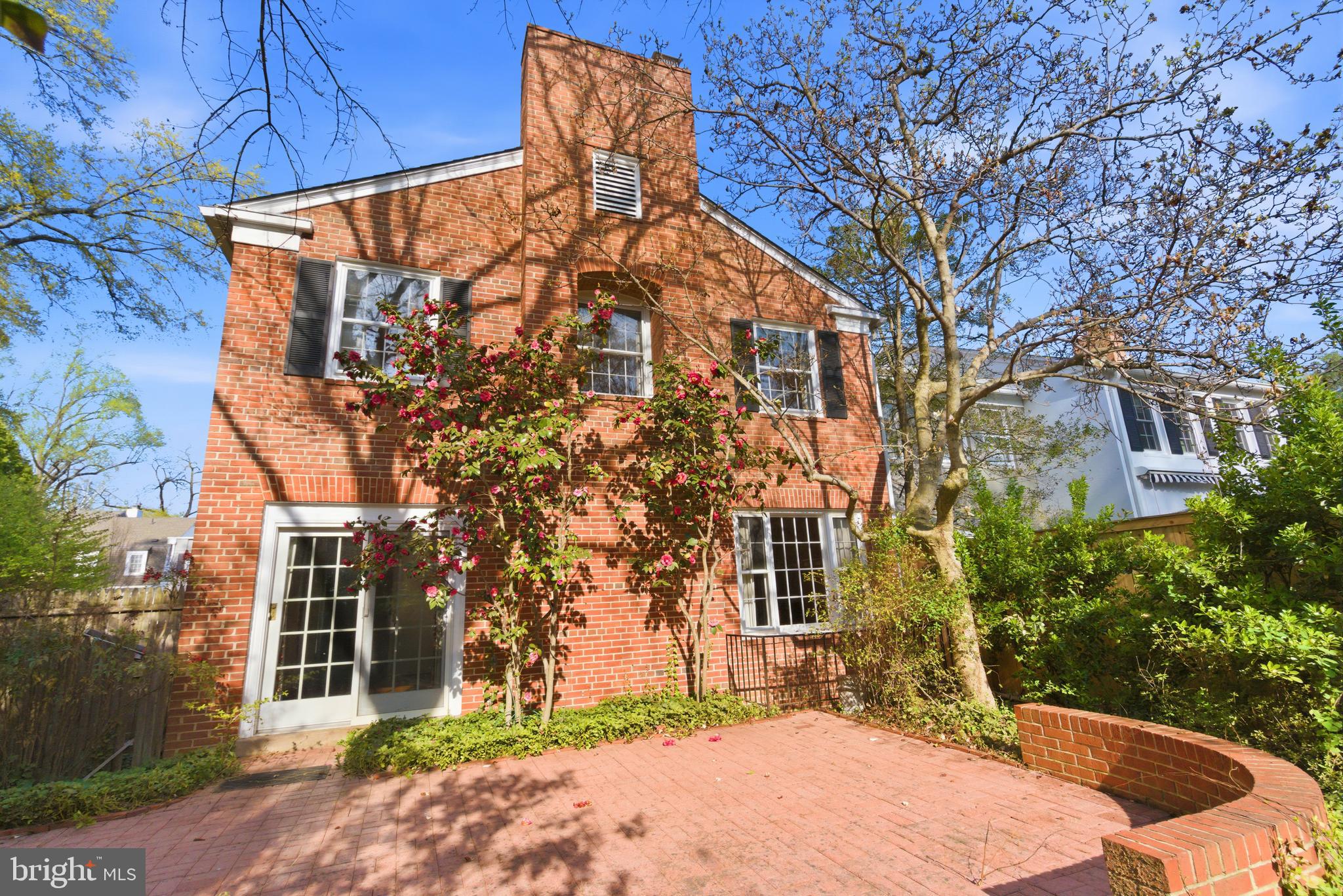 3512 Hamlet Place Chevy Chase, MD 20815 - Photo 4 of 51 front view of a house with a yard