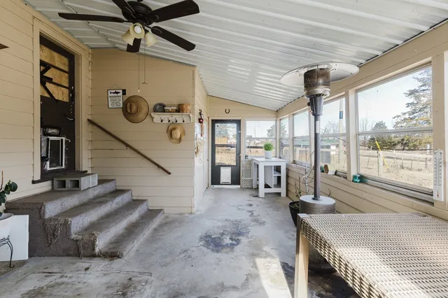 a very nice looking room with a large window