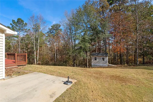 a house with trees in front of it
