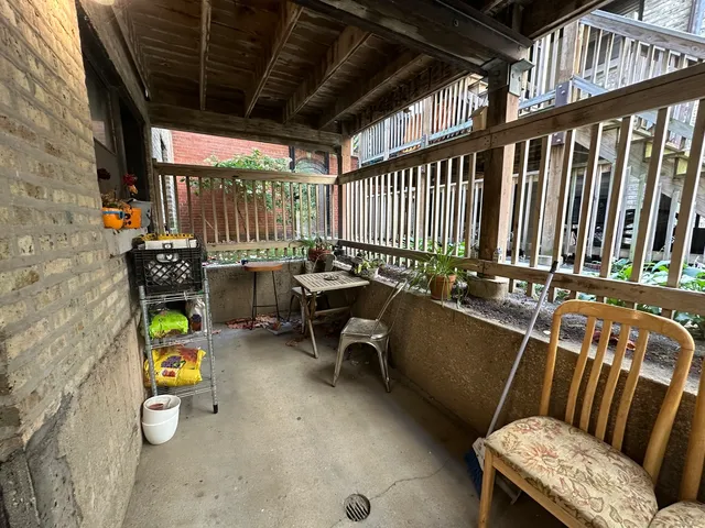 a view of balcony with outdoor seating