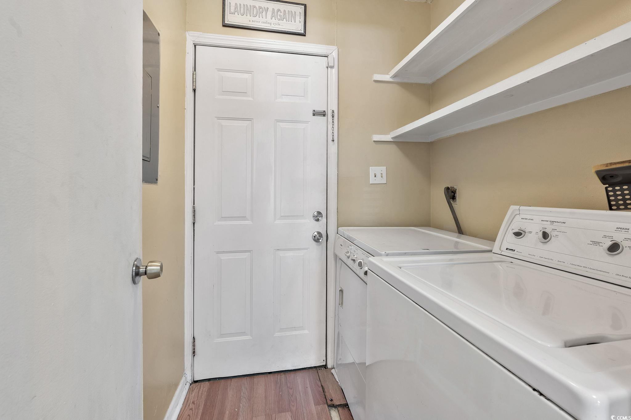 209 Cedar Street, Unit C7 Myrtle Beach, SC 29577 - Photo 9 of 13 Washroom featuring separate washer and dryer and w