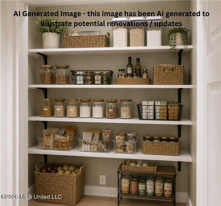 12 Austin Lane Perkinston, MS 39573 - Photo 13 of 60 Pantry - AI Generated Image