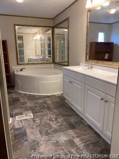 108 McIver Road Raeford, NC 28376 - Photo 15 of 40 a bathroom with a tub sink and mirror