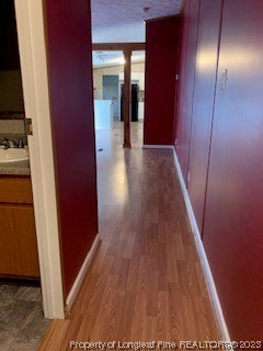 108 McIver Road Raeford, NC 28376 - Photo 4 of 40 a view of hallway with wooden floor