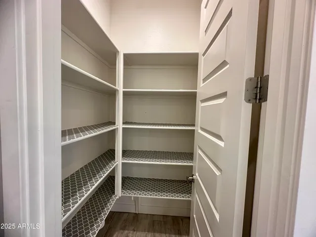 a walk in closet