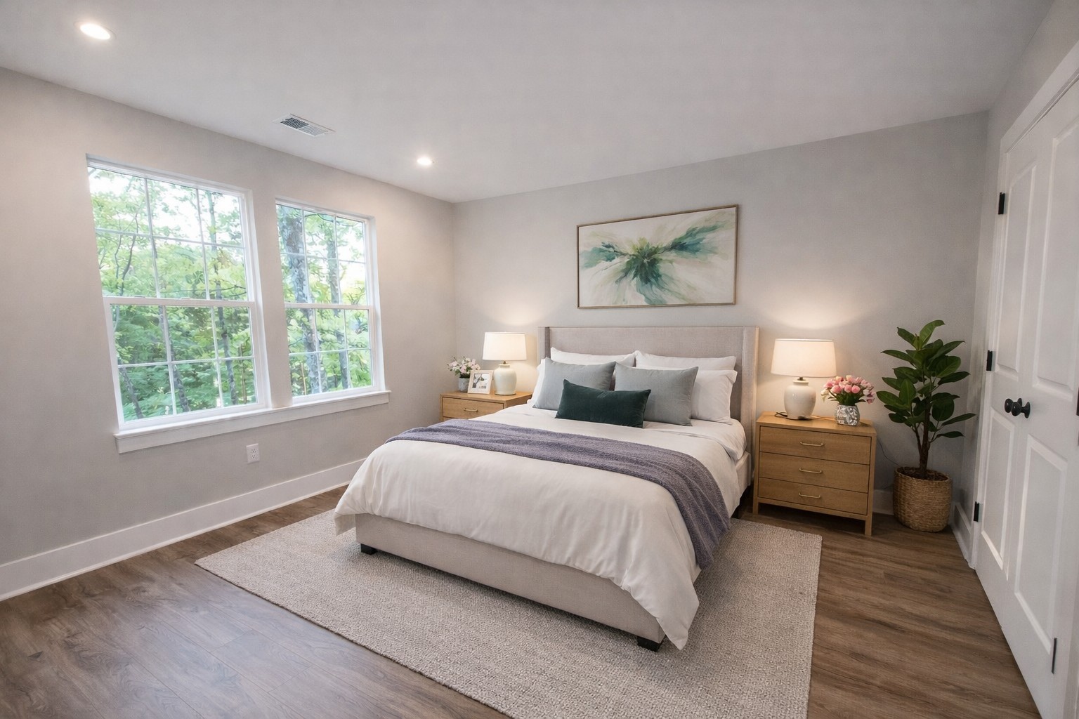 4619 Chapel Hill Road Southside, TN 37171 - Photo 7 of 28 a bedroom with a bed and a painting on the wall