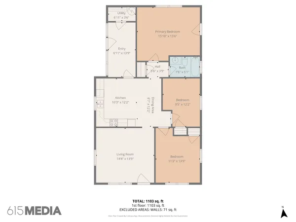 $1,400 | 416 3rd Street, Lawrenceburg, TN 38464