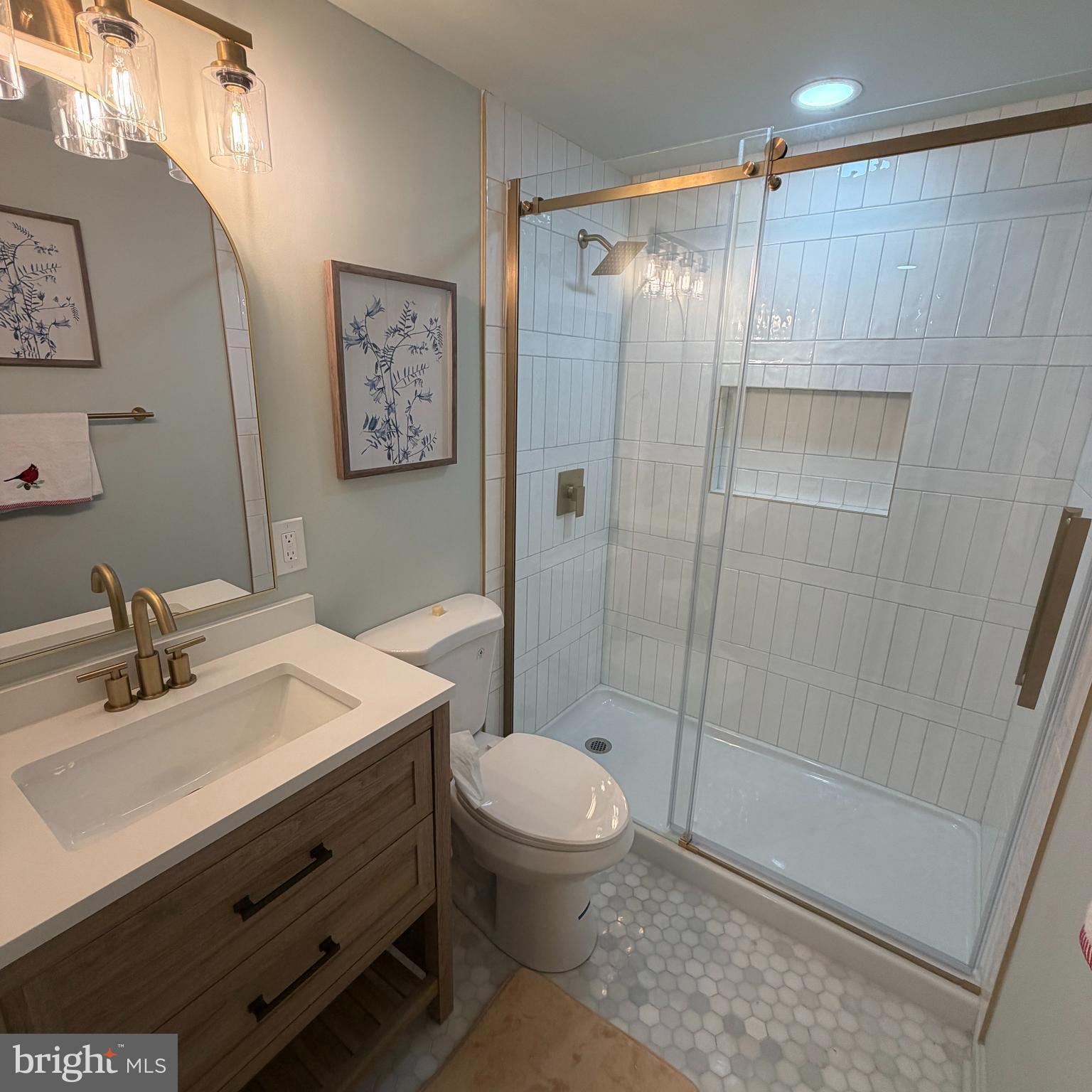 4426 Cub Run Road Chantilly, VA 20151 - Photo 16 of 24 a bathroom with a sink toilet and shower