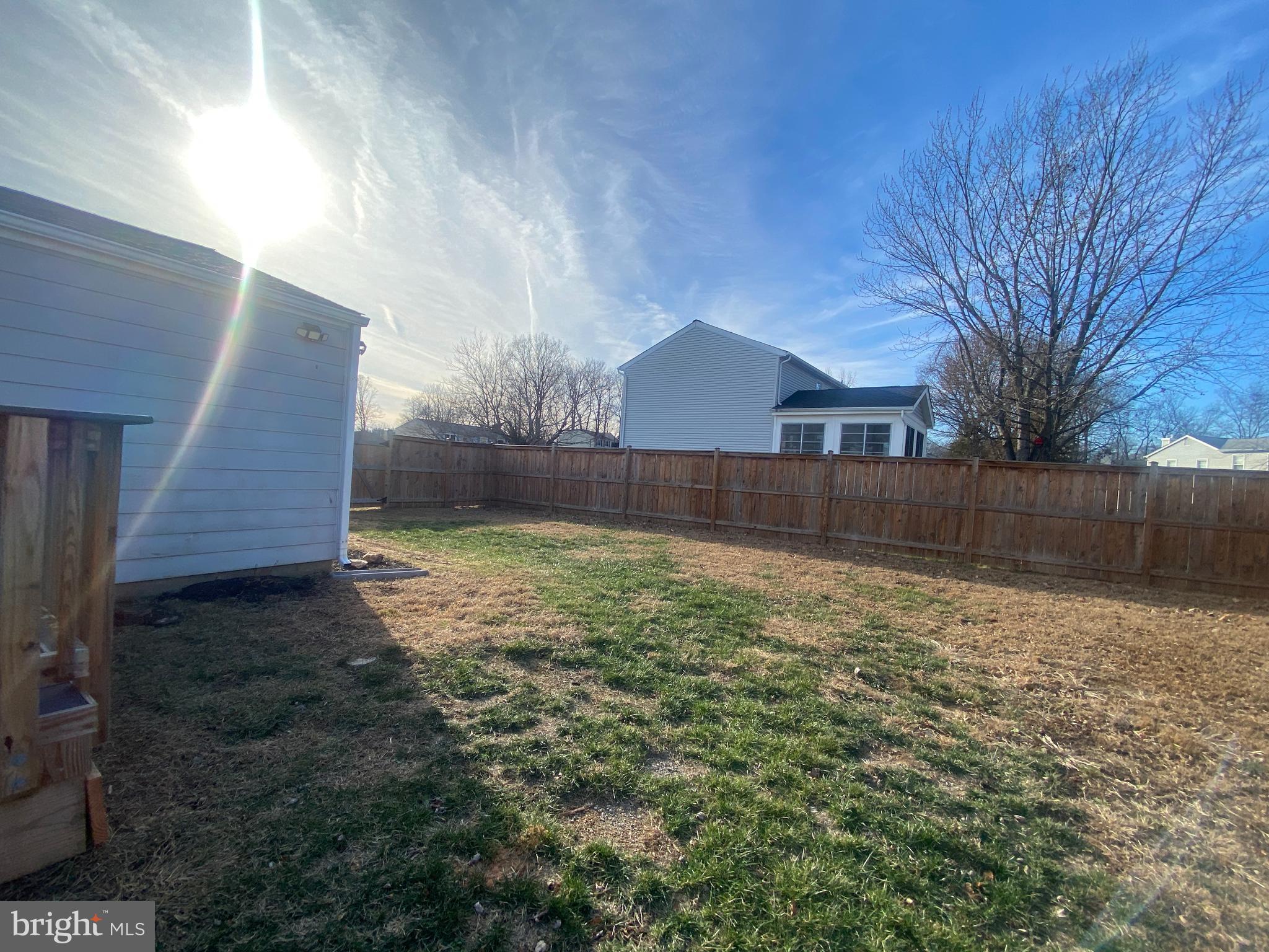 4426 Cub Run Road Chantilly, VA 20151 - Photo 24 of 24 a view of a yard with wooden fence