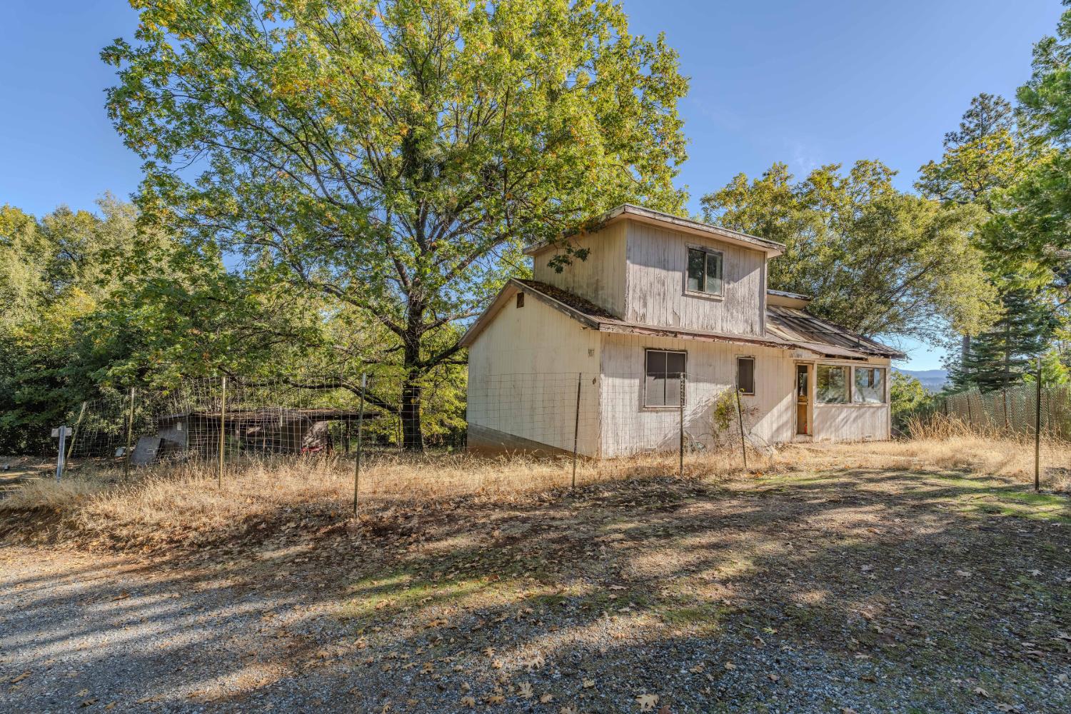a house view with a outdoor space