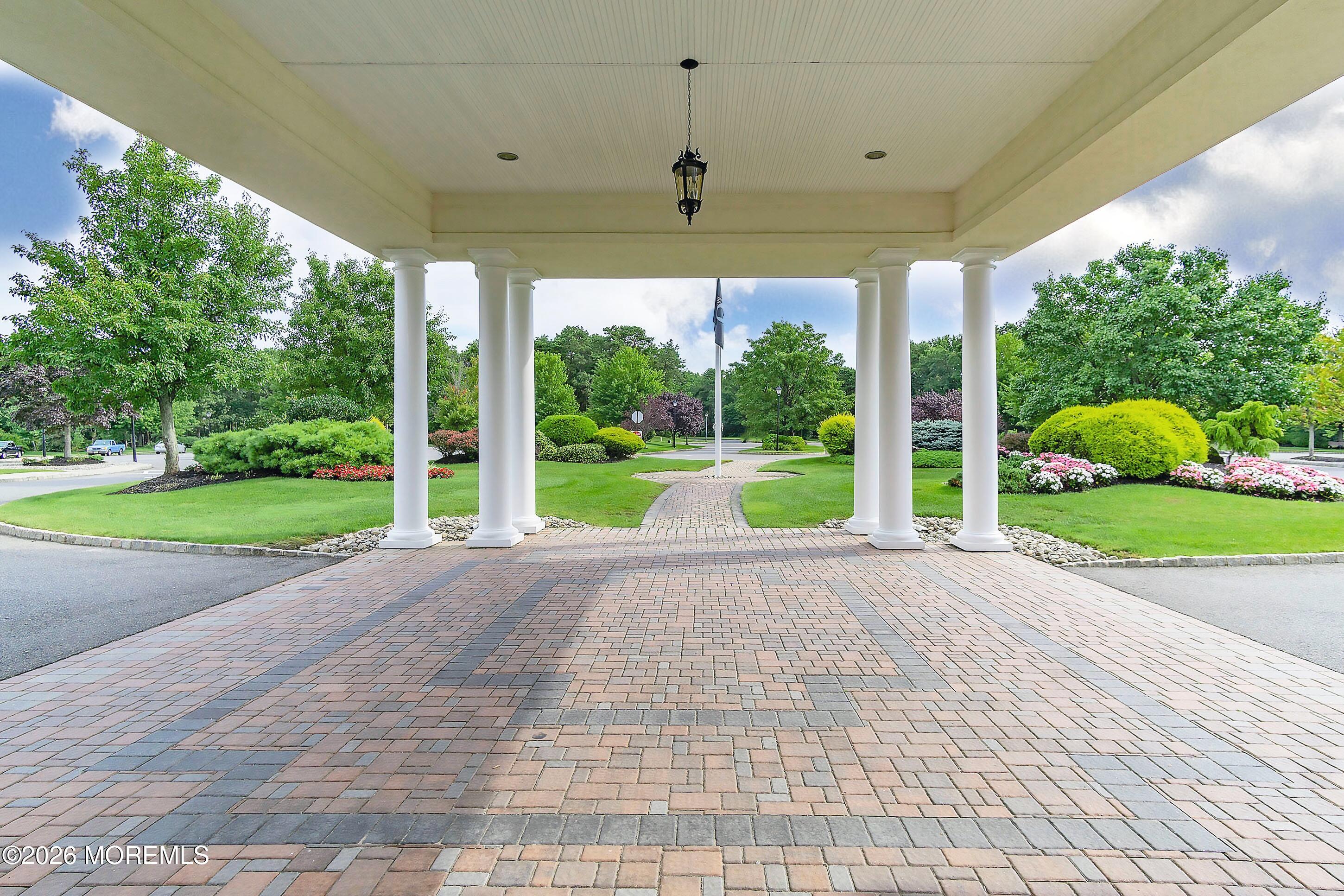 8 Fairhaven Way Waretown, NJ 08758 - Photo 33 of 68 a view of a porch with a backyard