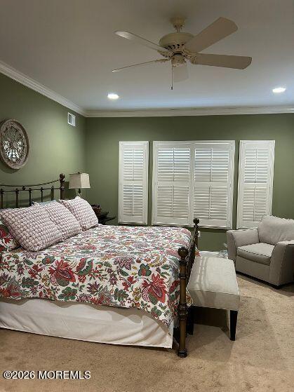 8 Fairhaven Way Waretown, NJ 08758 - Photo 61 of 68 a bedroom with a bed and a couch