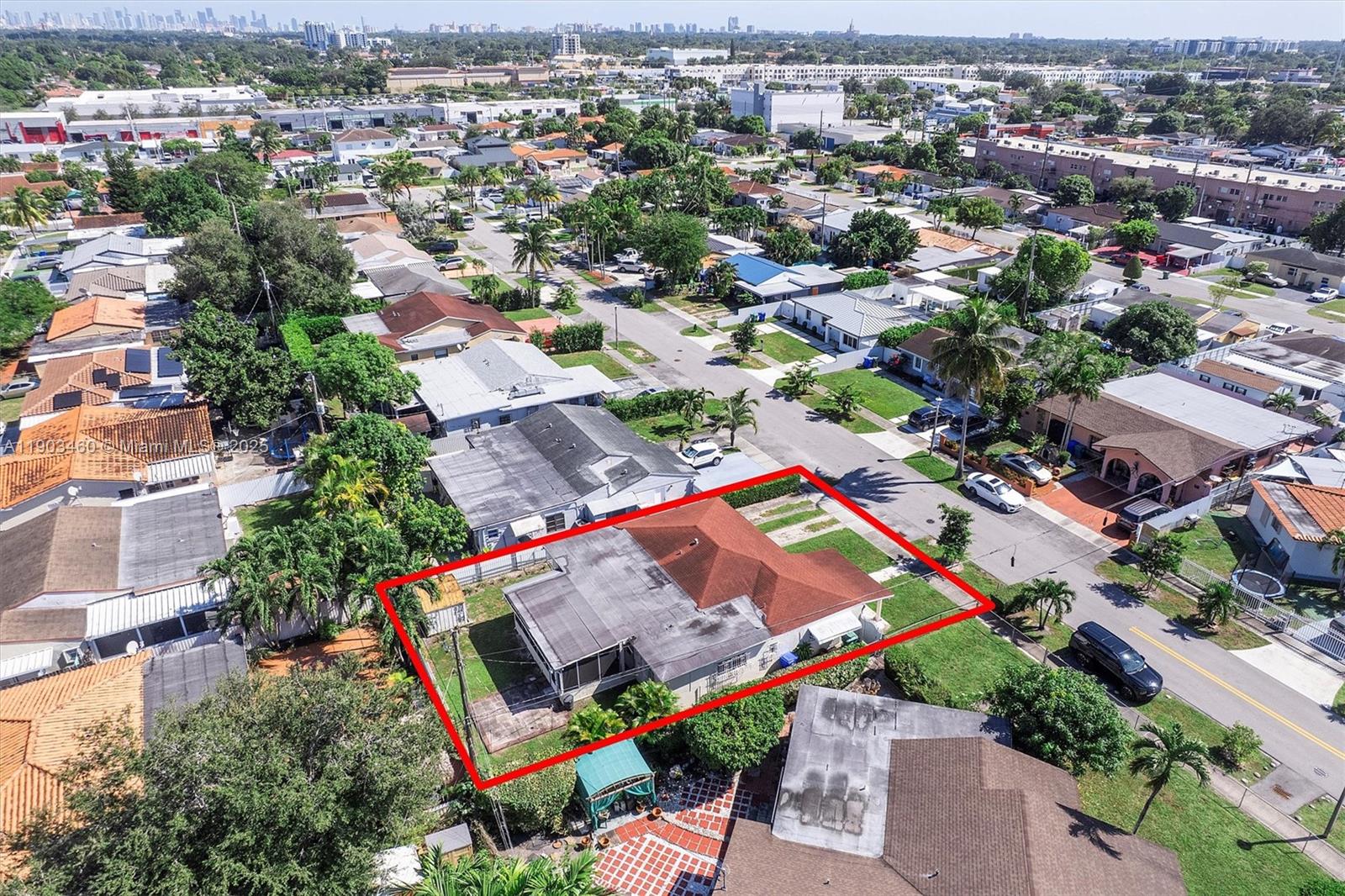 7231 Southwest 6th Street Miami, FL 33144 - Photo 31 of 34 an aerial view of a city with lots of residential buildings