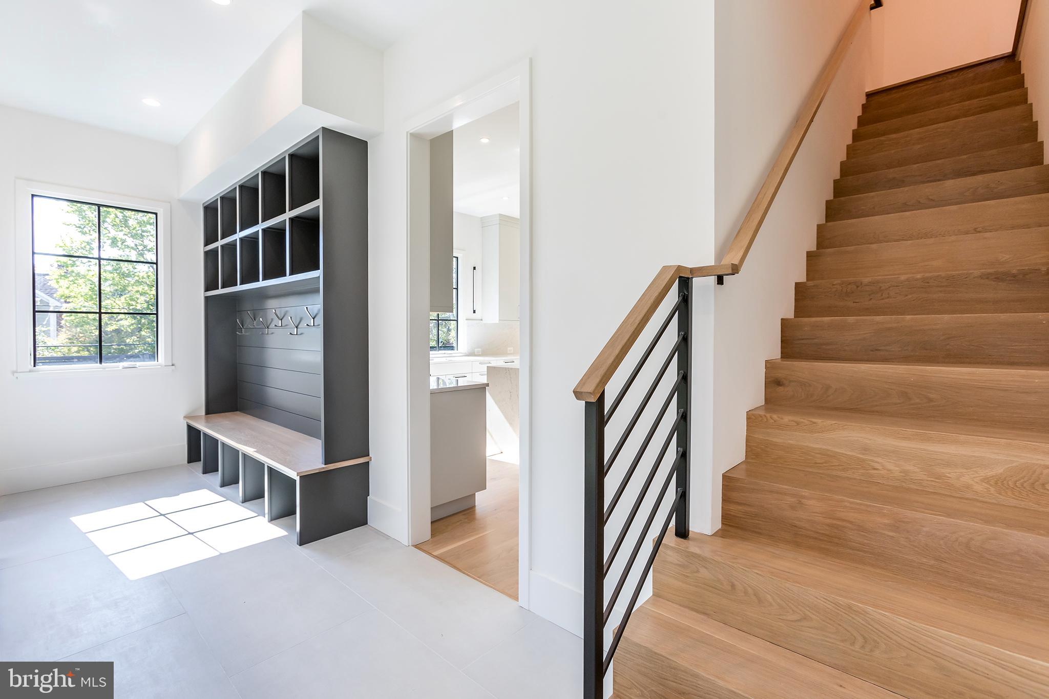 4610 Davidson Drive Chevy Chase, MD 20815 - Photo 20 of 75 Rear staircase off mudroom & near driveway entry