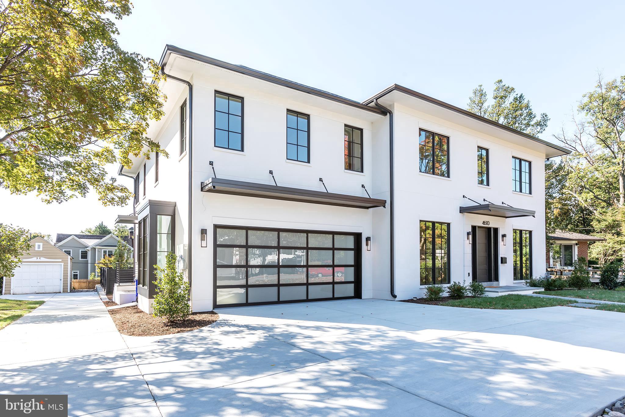 4610 Davidson Drive Chevy Chase, MD 20815 - Photo 2 of 75 Expansive 2-car garage with custom glass door