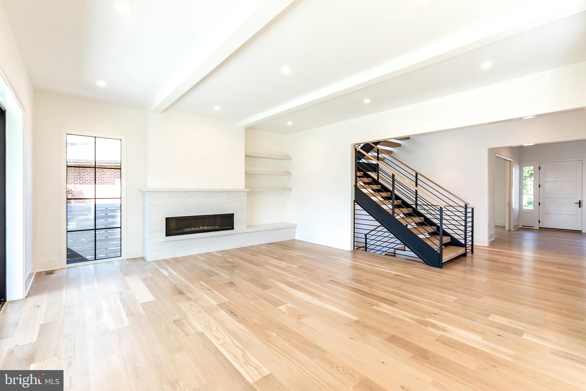4610 Davidson Drive Chevy Chase, MD 20815 - Photo 23 of 75 Great room with dramatic fireplace