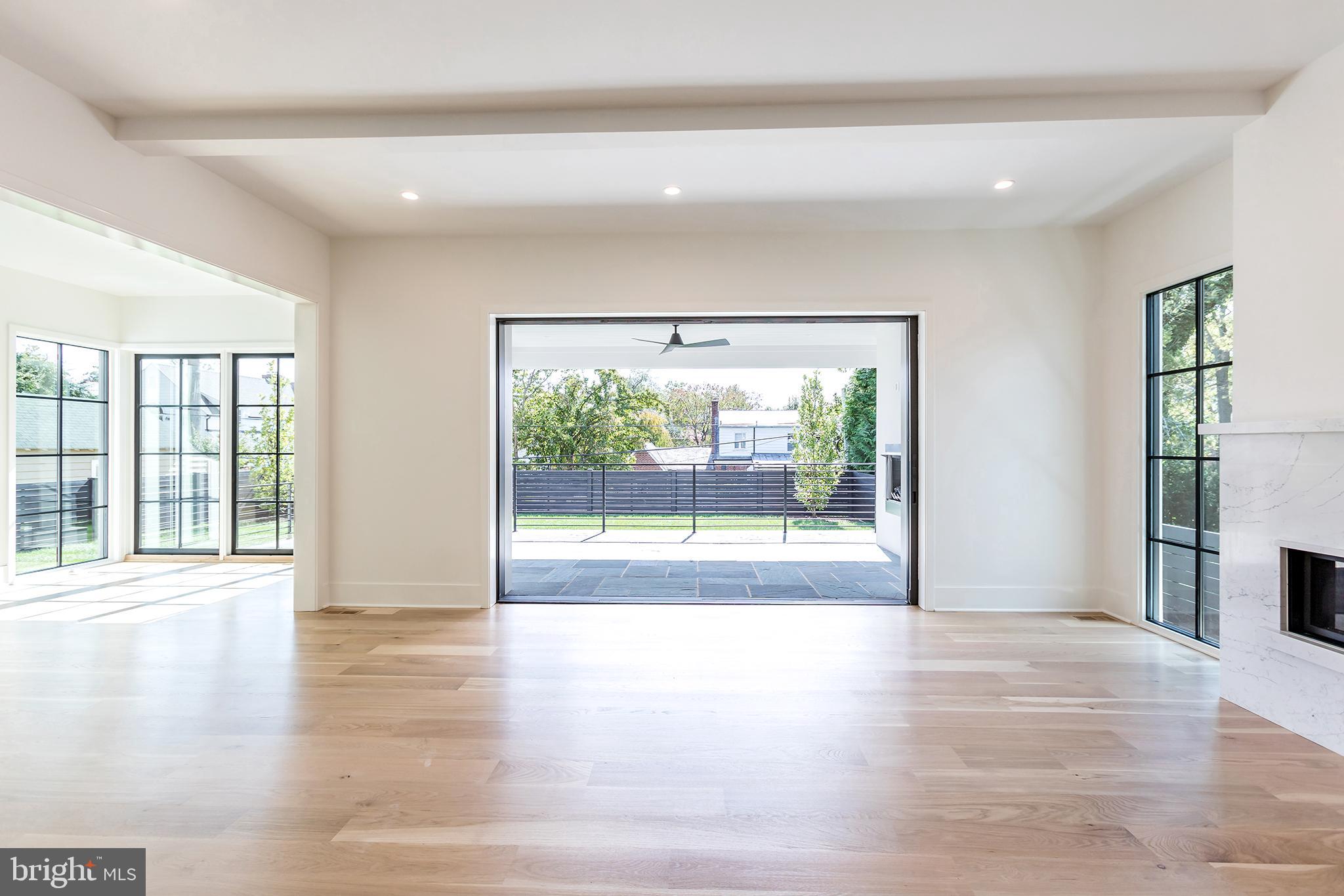 4610 Davidson Drive Chevy Chase, MD 20815 - Photo 25 of 75 Glass wall in the retracted position