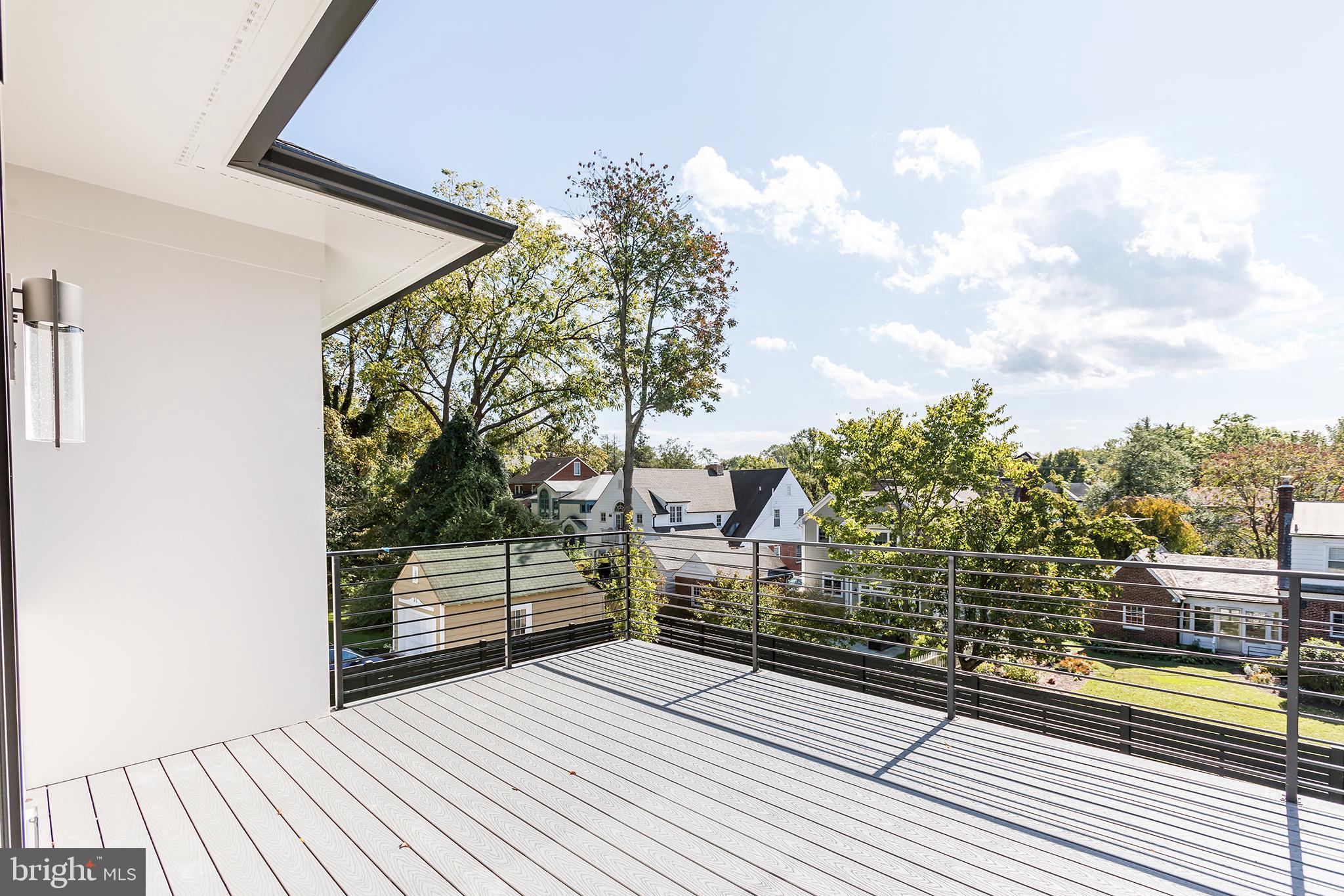 4610 Davidson Drive Chevy Chase, MD 20815 - Photo 38 of 75 Owner's suite balcony with panoramic views