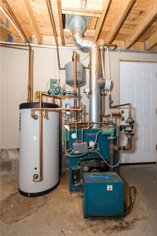 166 Trimtown Road Scituate, RI 02857 - Photo 32 of 32 Mechanicals. Oil boiler, tankless hot water with supplemental/additional hot water tank reserve.