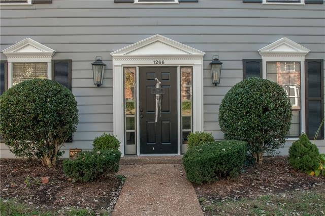 1266 General George Patton Road, Unit 1266 Nashville, TN 37221 - Photo 2 of 20 Shutters and Door have recently been painted. New fixtures on the outside as well!