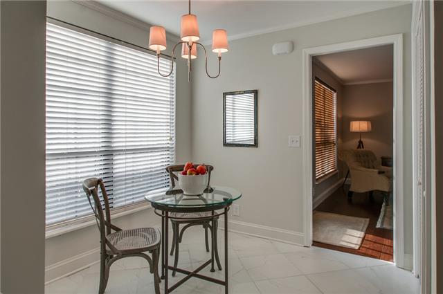 1266 General George Patton Road, Unit 1266 Nashville, TN 37221 - Photo 10 of 20 Breakfast nook in the kitchen. Windows look out into the private back patio.