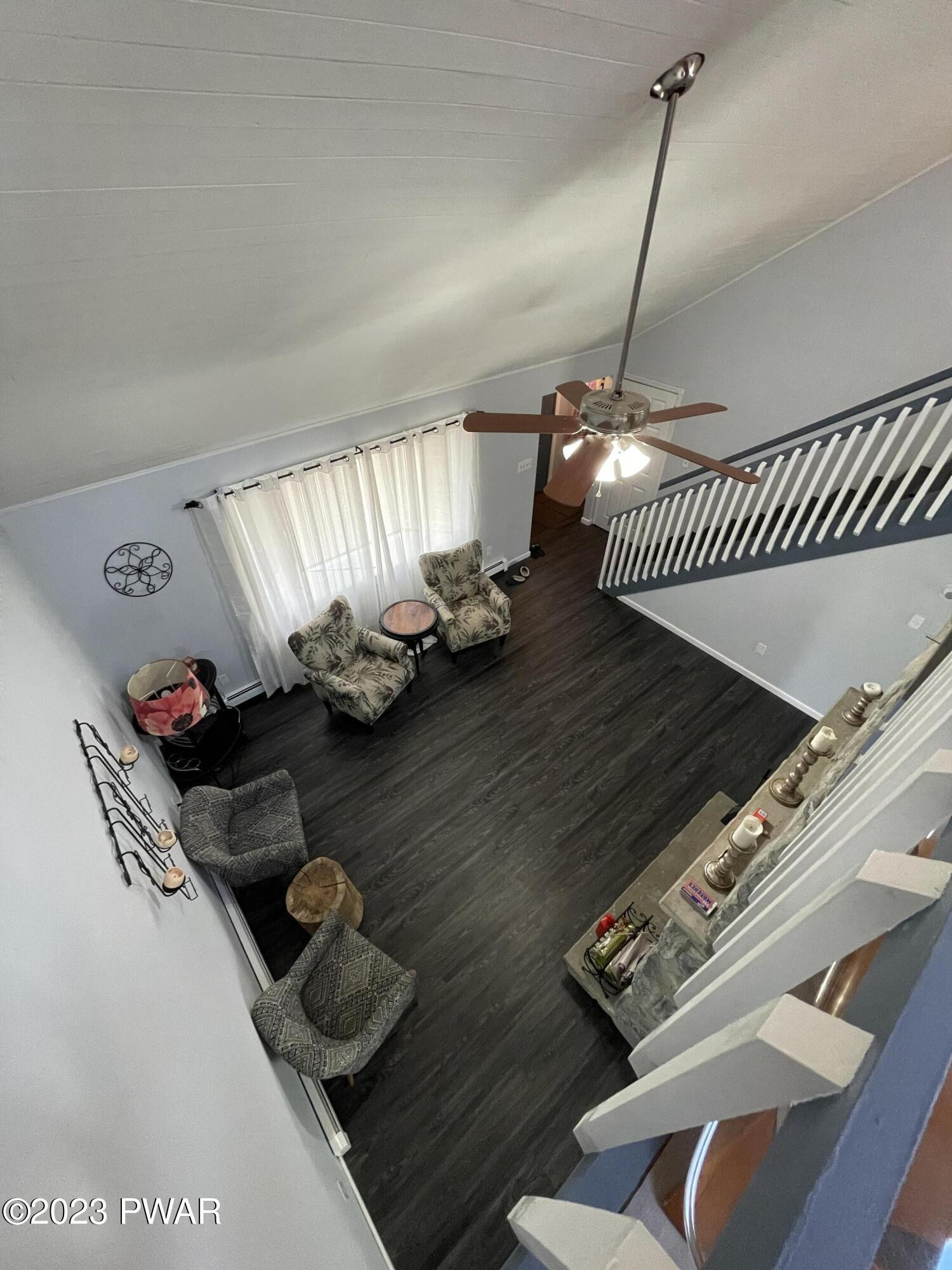 146 Roundhill Road Dingmans Ferry, PA 18328 - Photo 37 of 53 Living Room view from loft