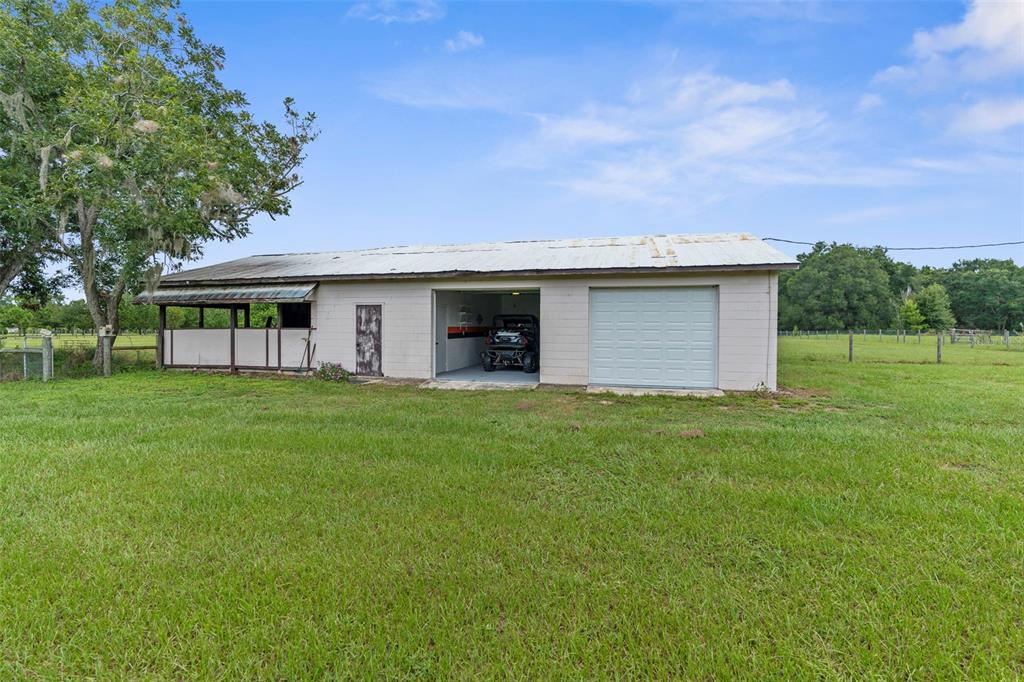 22249 Powell Road Brooksville, FL 34601 - Photo 35 of 43 a view of a house with a backyard