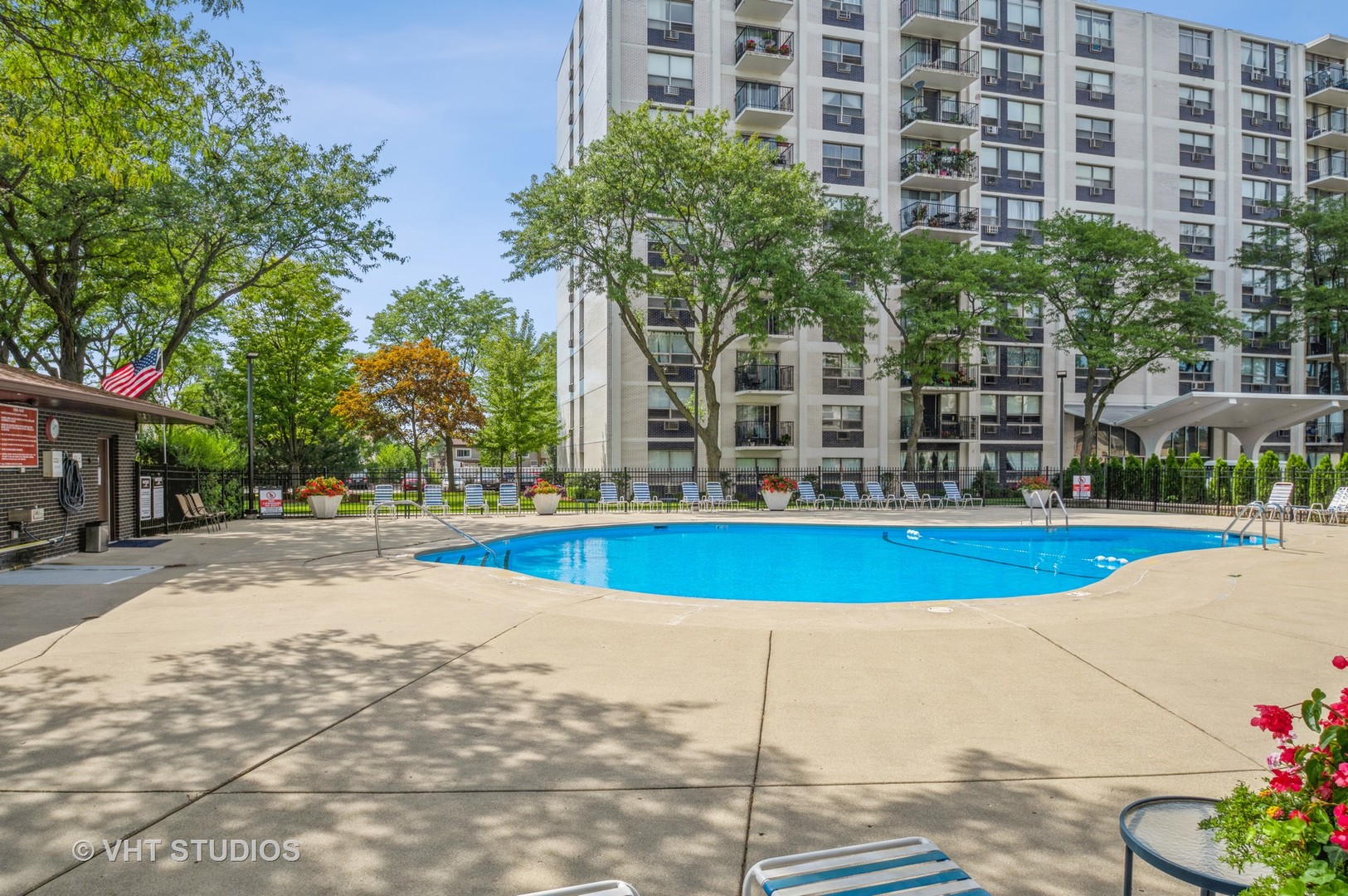 9001 West Golf Road, Unit 5I Des Plaines, IL 60016 - Photo 14 of 14 a building with trees in front of it