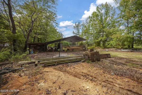a view of a lake with a mountain
