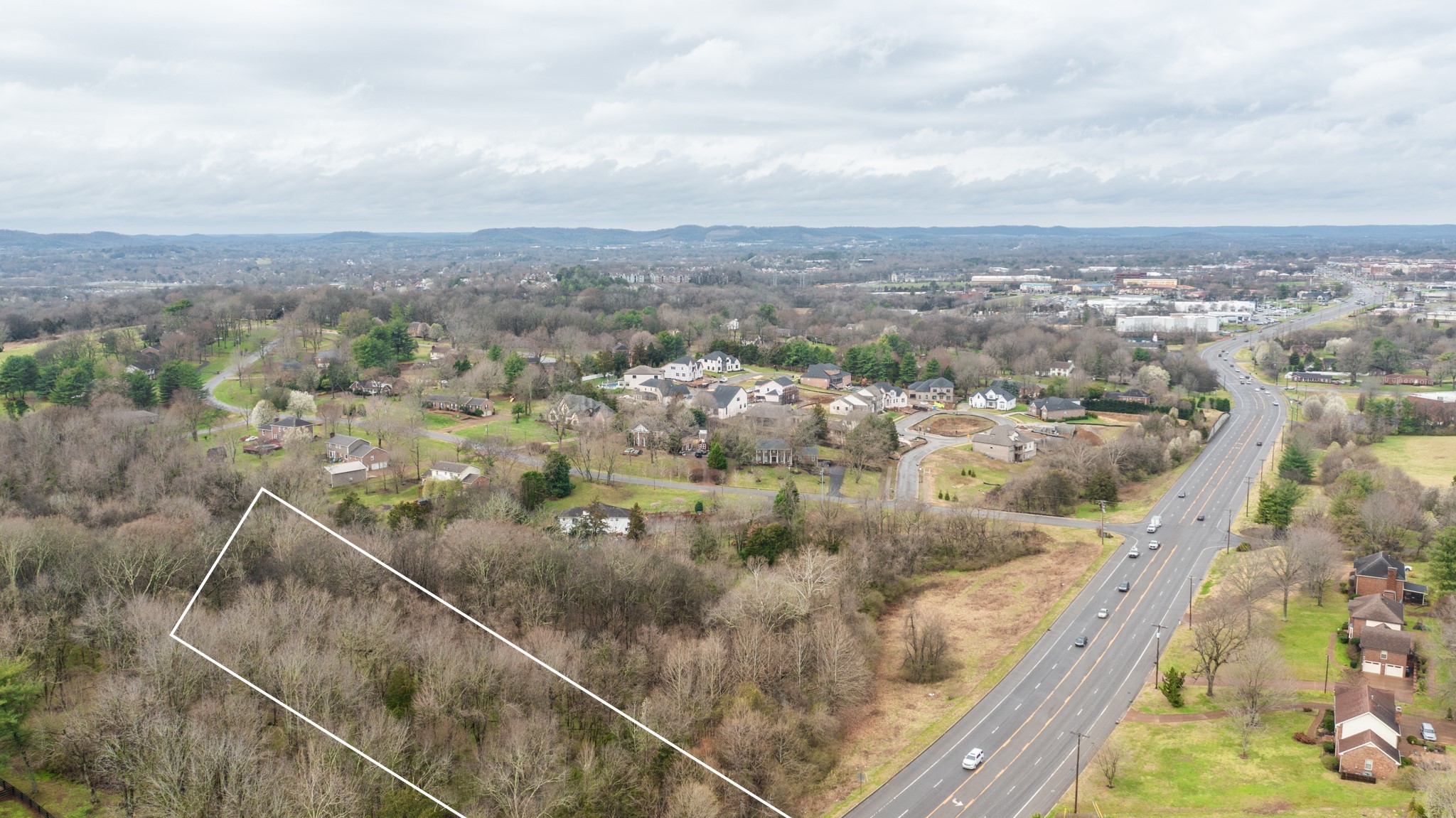 2 Murfreesboro Road Franklin, TN 37067 - Photo 2 of 6 an aerial view of residential houses with outdoor space