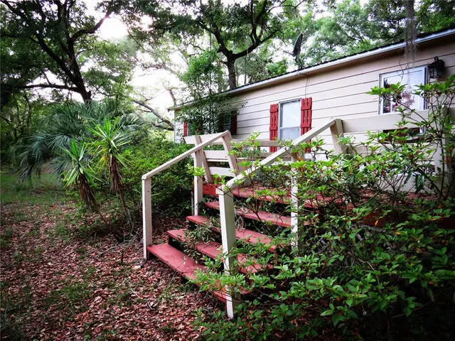 a view of outdoor space and garden