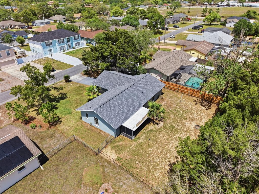 5384 Baldock Avenue Spring Hill, FL 34608 - Photo 49 of 51 an aerial view of a house with a garden