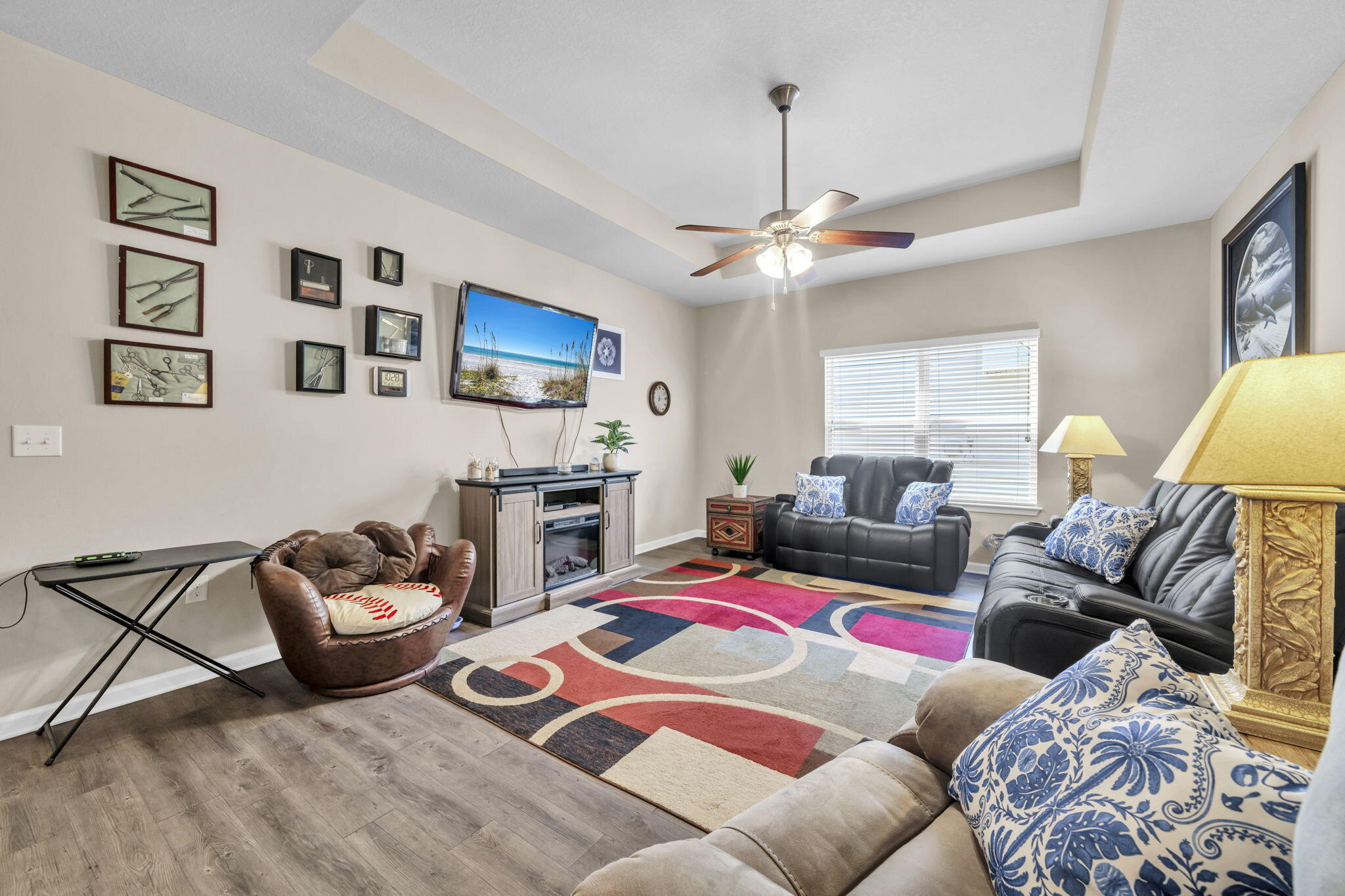 46 Cornelia Street Freeport, FL 32439 - Photo 10 of 49 a bedroom with furniture and a window