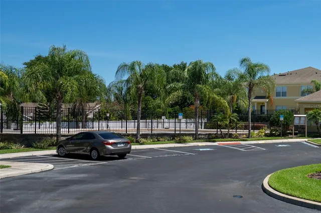 a car parked on the side of a street