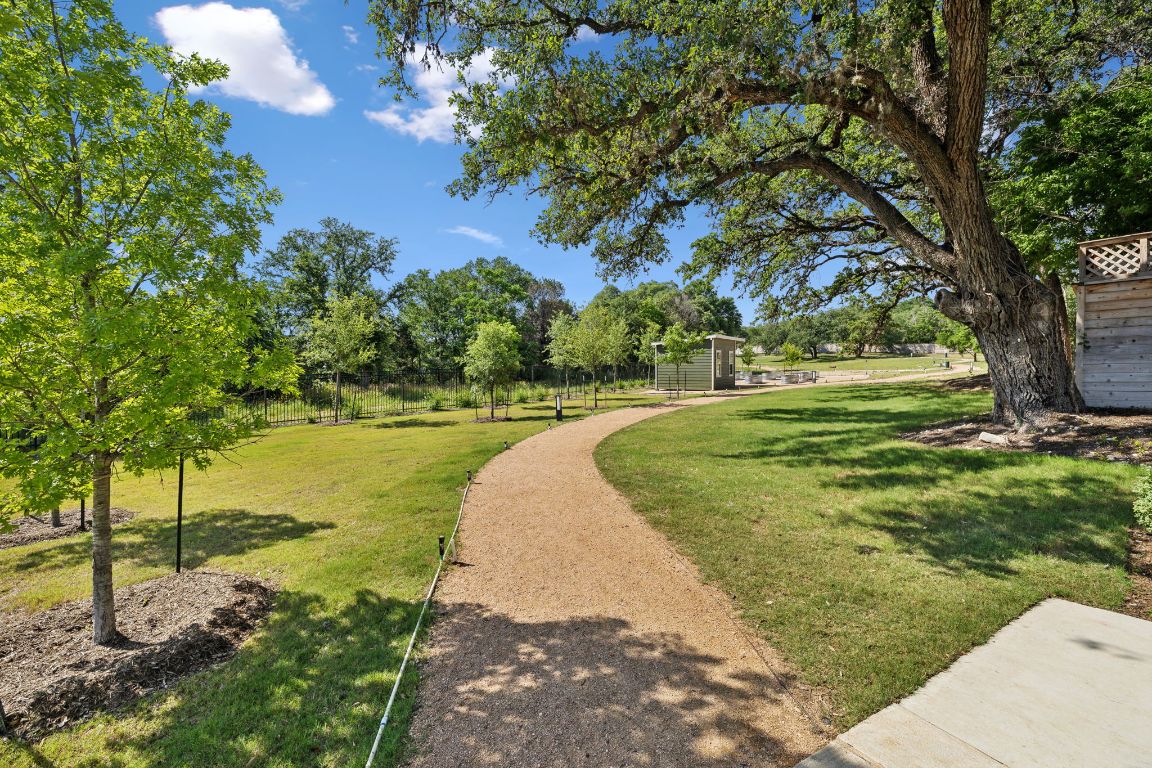4802 South Congress Avenue, Unit 215 Austin, TX 78745 - Photo 26 of 32 a view of a garden with an outdoor space