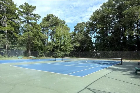 a view of a tennis court