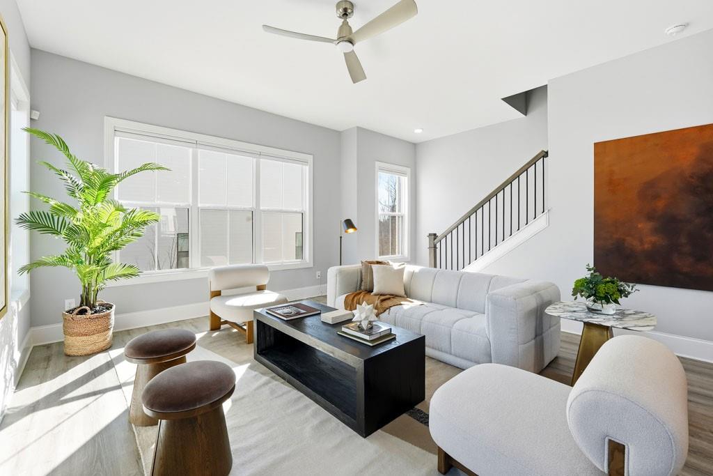 1363 Pavilion Street Southeast Atlanta, GA 30316 - Photo 8 of 25 a living room with furniture and a potted plant