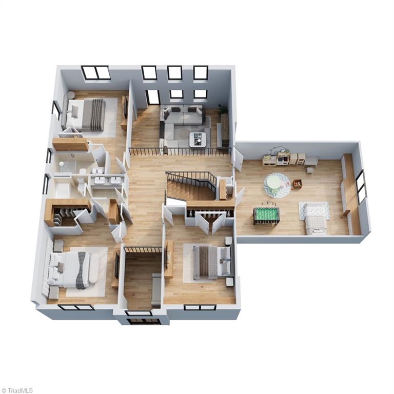 3204 Conduit Road Summerfield, NC 27358 - Photo 4 of 28 BASEMENT RENDERING - NOT EXACT - CONTACT LA WITH SPECIFICS