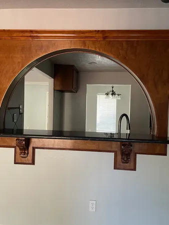 a close view of sink