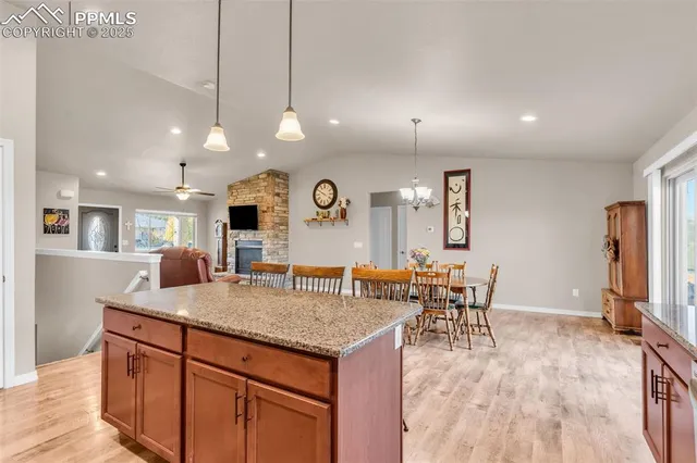 a view of a kitchen counter space