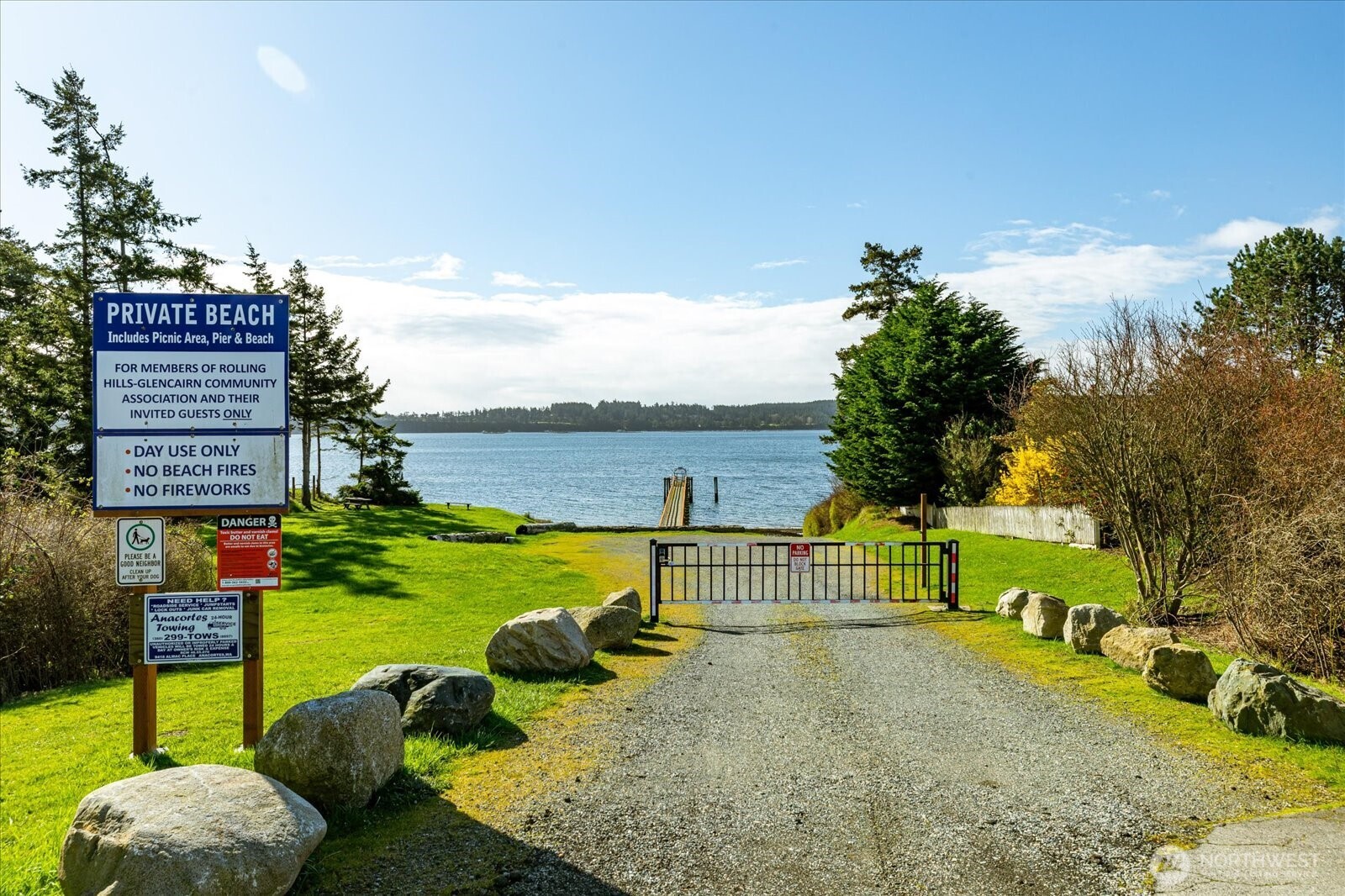 1677 Penn Cove Road Oak Harbor, WA 98277 - Photo 36 of 40 a view of a house with outdoor space and sitting area